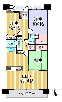 ロイヤルシャトー柏原本郷　間取図