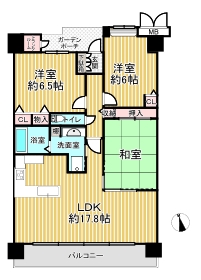 キャステージパーク4番街　間取図